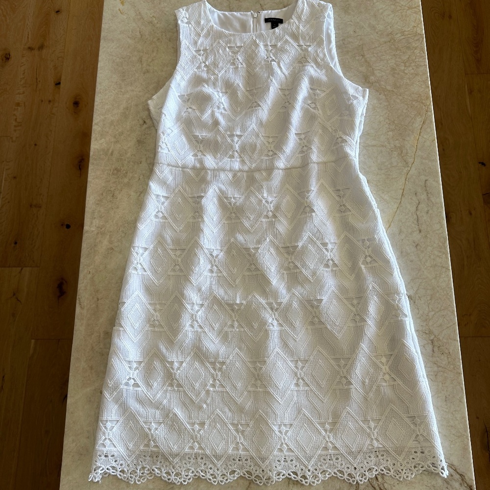Ann Taylor Sleeveless Lace Dress